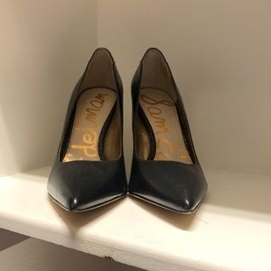 Sam Edelman black leather heels